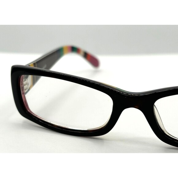 Kate Spade KSR02 TS10 51-16 Eyeglasses Frames Only Dk Tortoise MultiColr Stripe - Picture 12 of 16